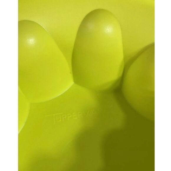 Tupperware Jello Mold Ring Electric Yellow 3 Pc. New - Picture 9 of 9